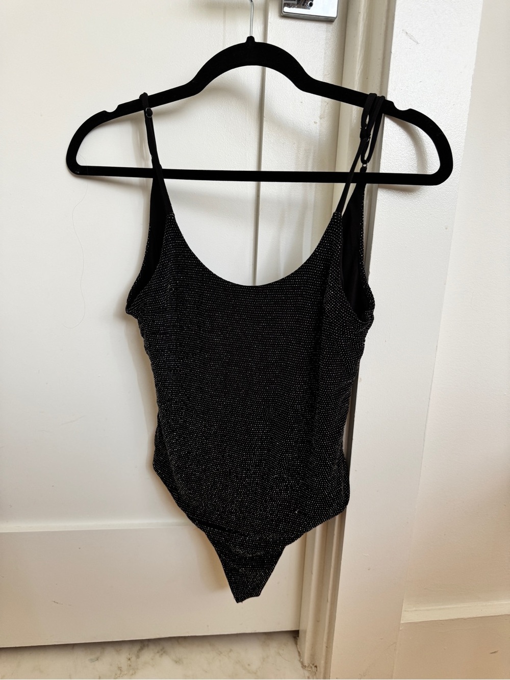 NBD Black Sparkle Girls' One-Piece Bodysuit